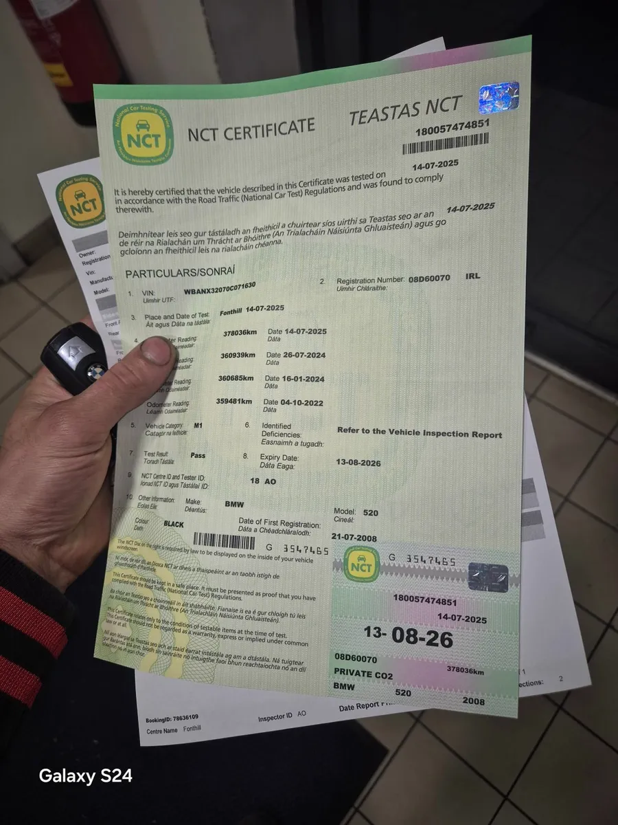 BMW 5-Series 2008 new timing chain!!! Nct and tax - Image 3