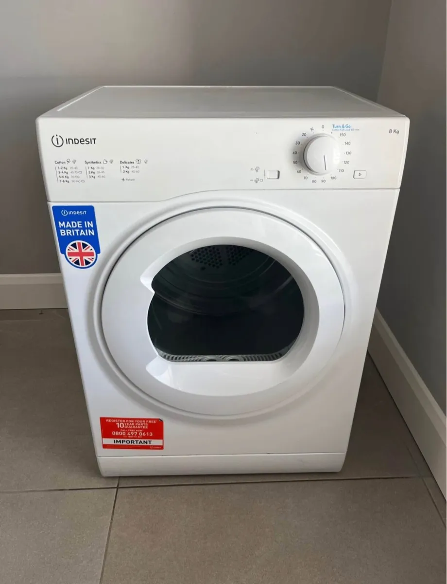 Indesit 8kg vented tumble dryer - Image 1