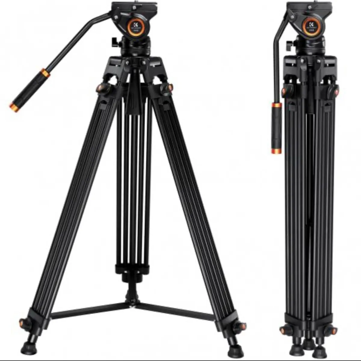 K&F Koncept Video Tripod Aluminium VA 18 - Image 1