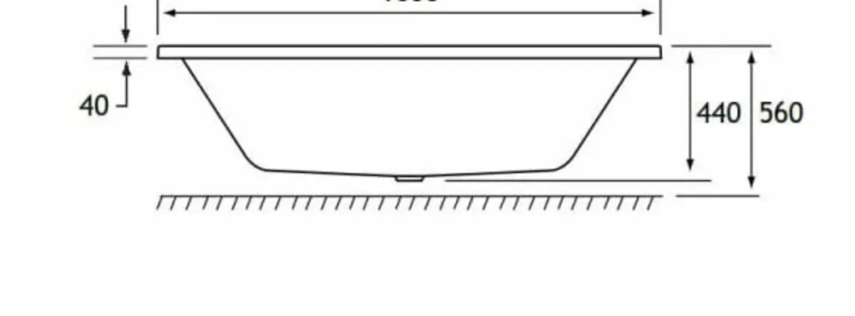 Bath 1500.  Left hand curved bath. - Image 3