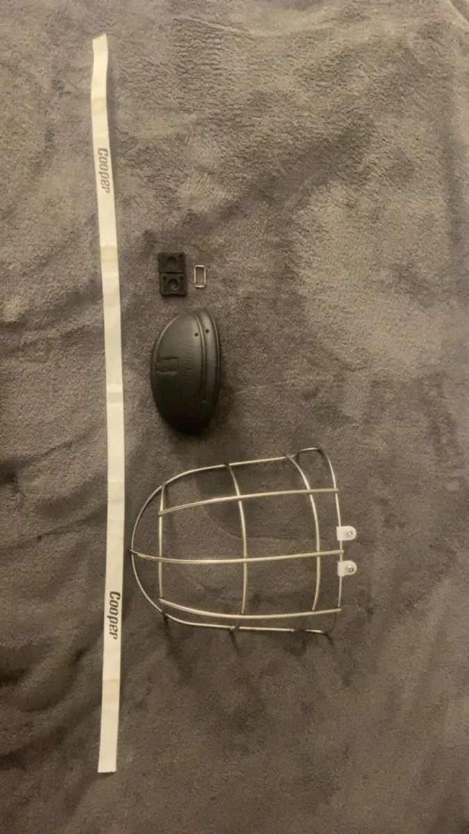 Cooper hurling helmet face guard