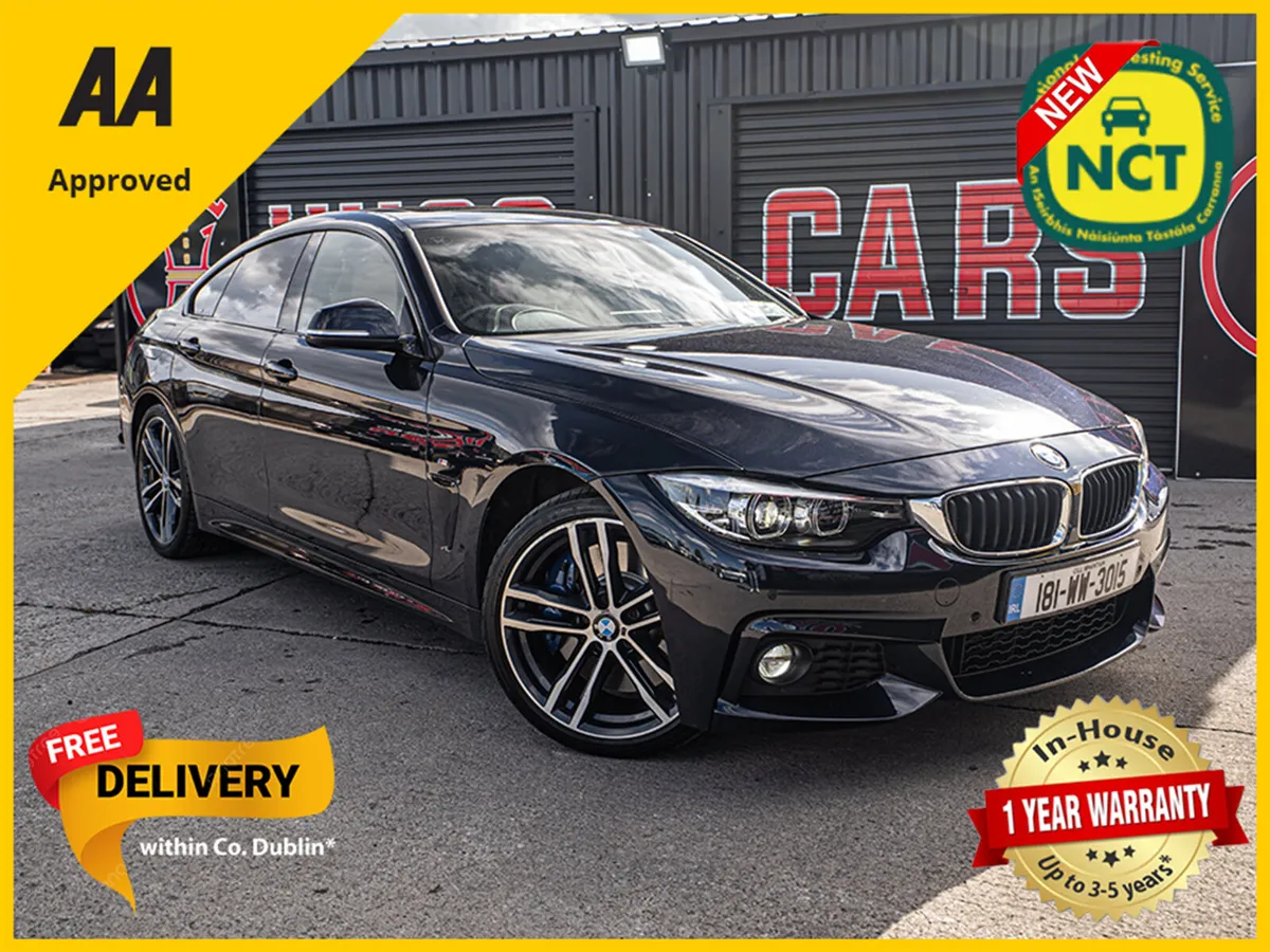 2018 BMW 430d M-Sport/High spec/1yr warranty - Image 1