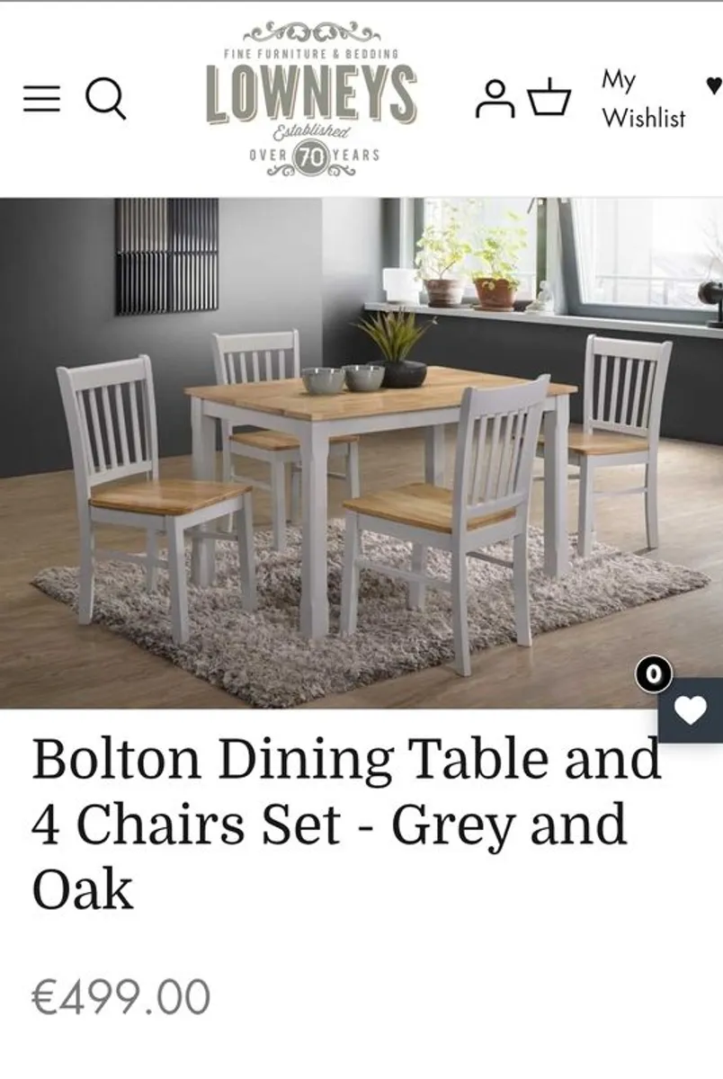 Dining Set- As good as new - Image 1