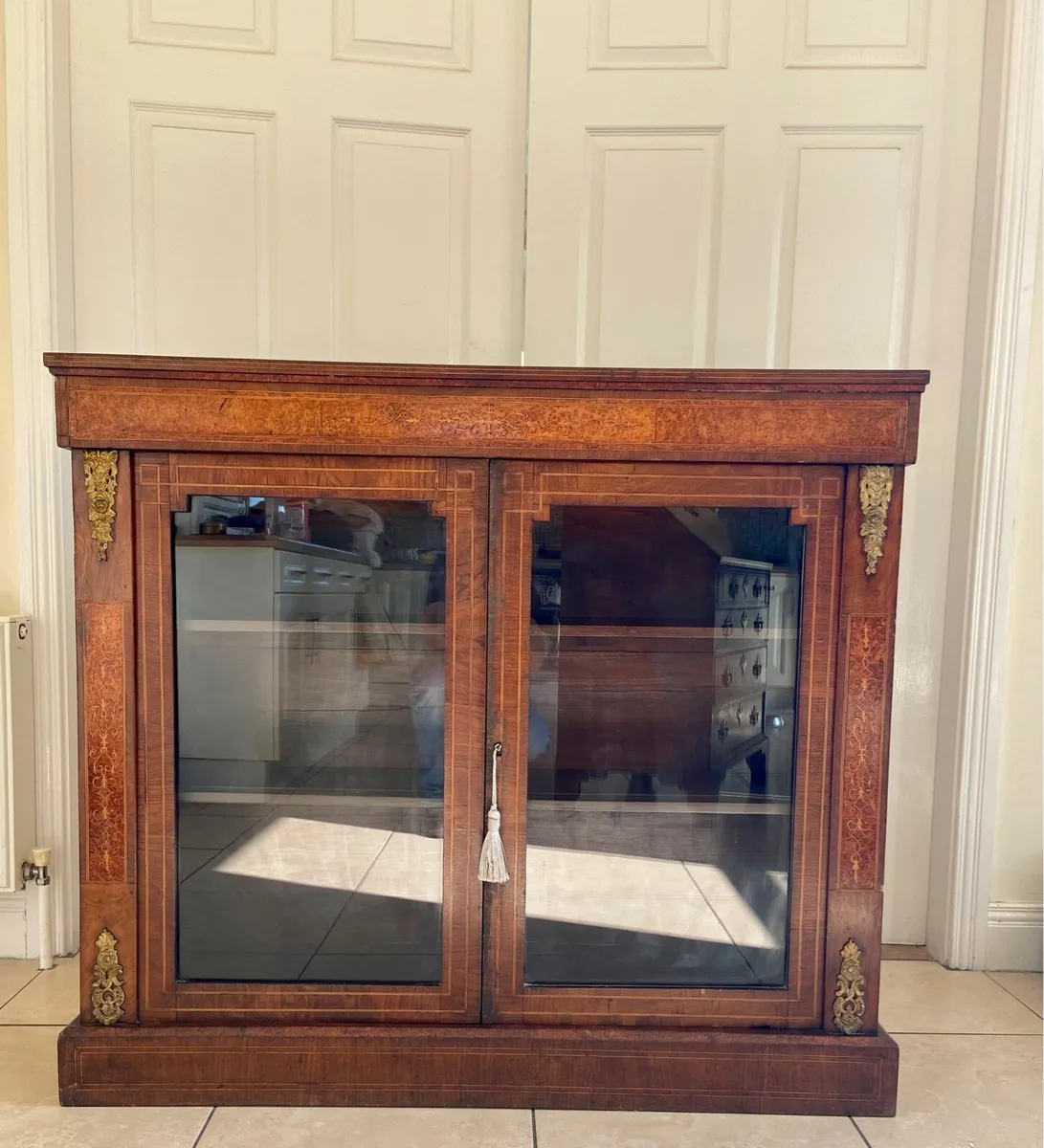 Victorian Double French pier cabinet - Image 1
