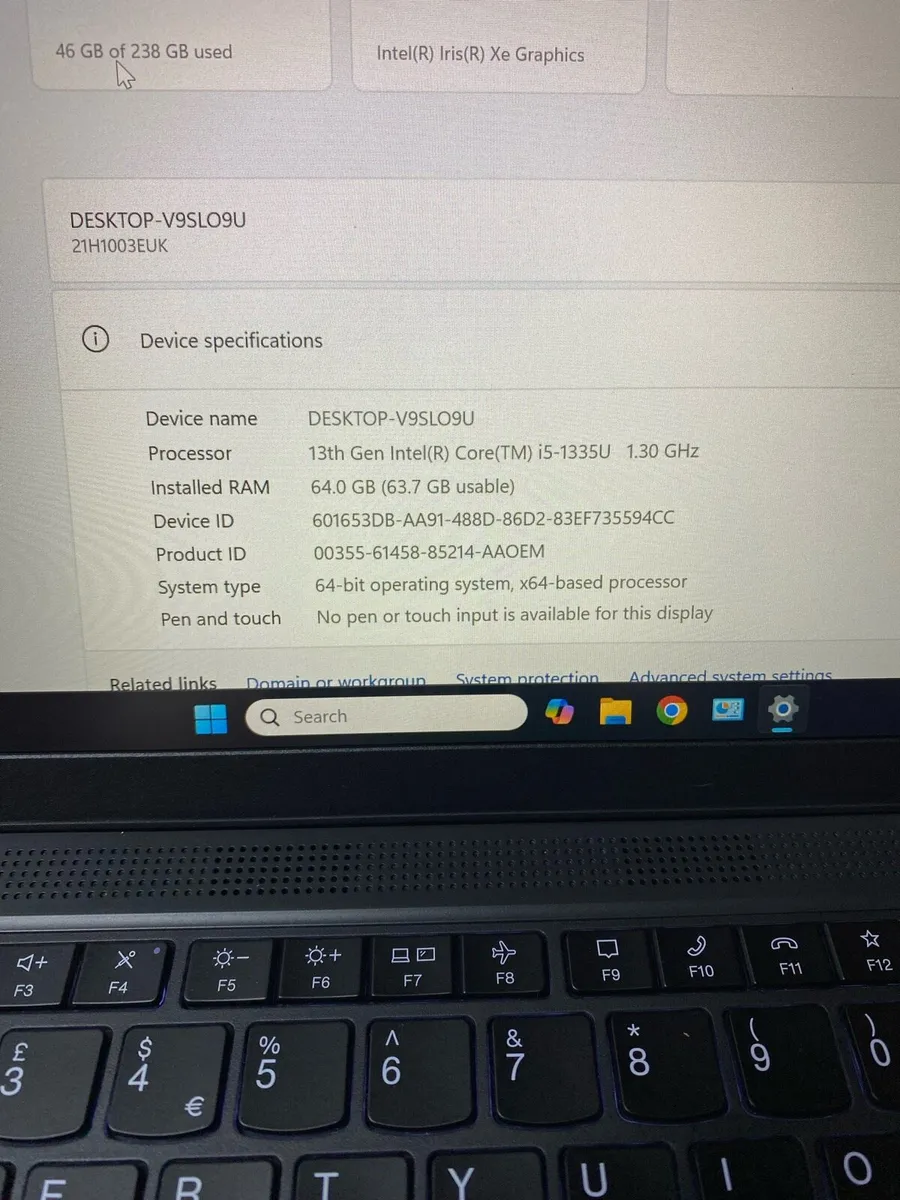 Lenovo i5 pro 13gen 64gb ram win 11 pro - Image 4