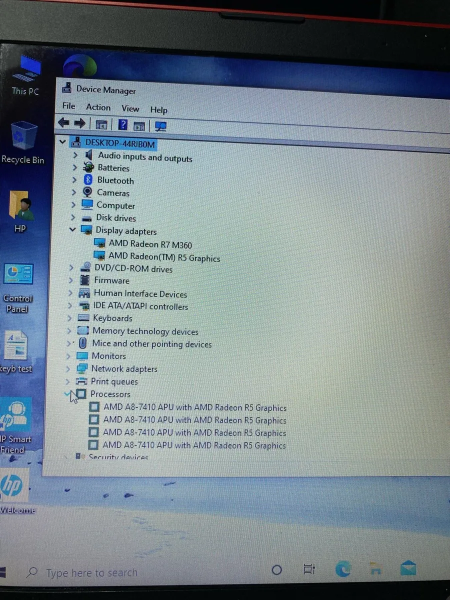 Hp laptop 8gb 1 TB hdd win 10 - Image 3