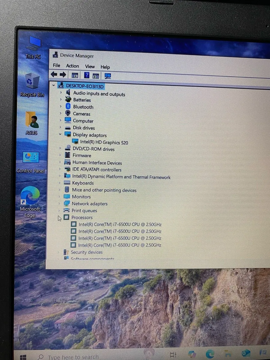ASUS Laptop i7 pro 8gb 256 win 10 - Image 4