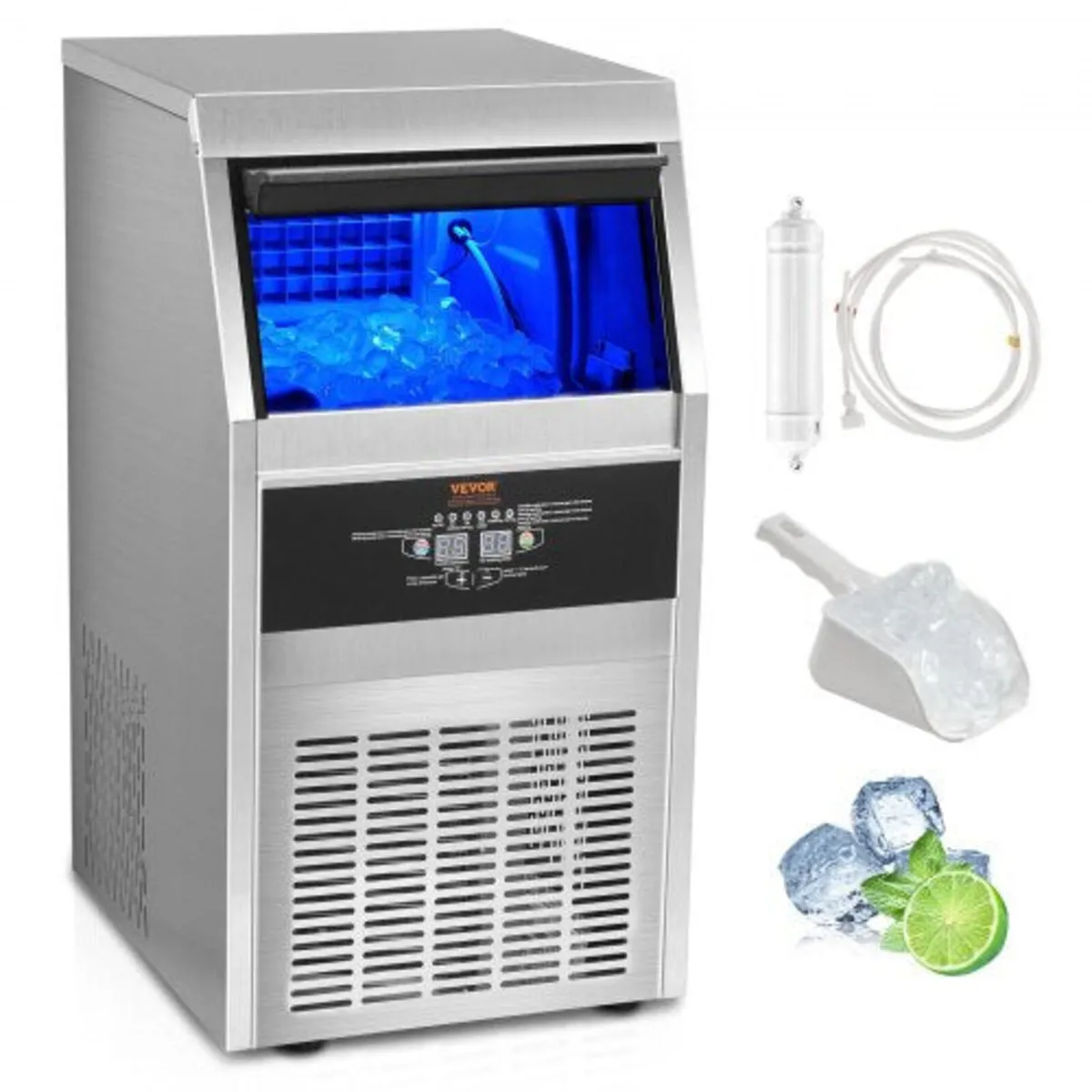Commercial Ice Maker Freestanding Cabinet Machine