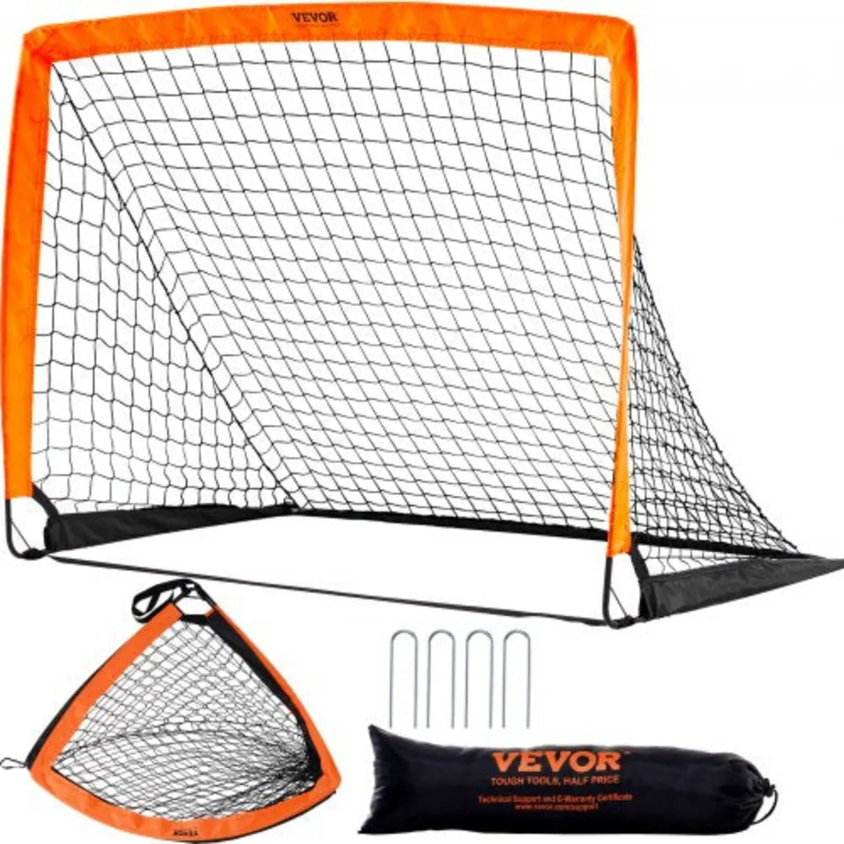 Portable Soccer Goal, 4x3 ft Kids Backyard Soccer