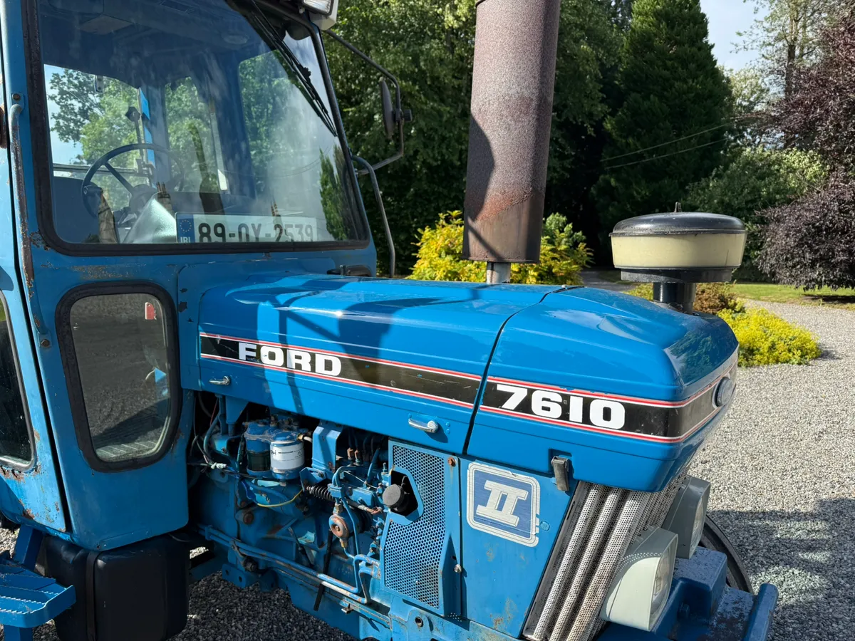 1989 Ford 7610 2wd Sq €14950 No Vat - Image 2