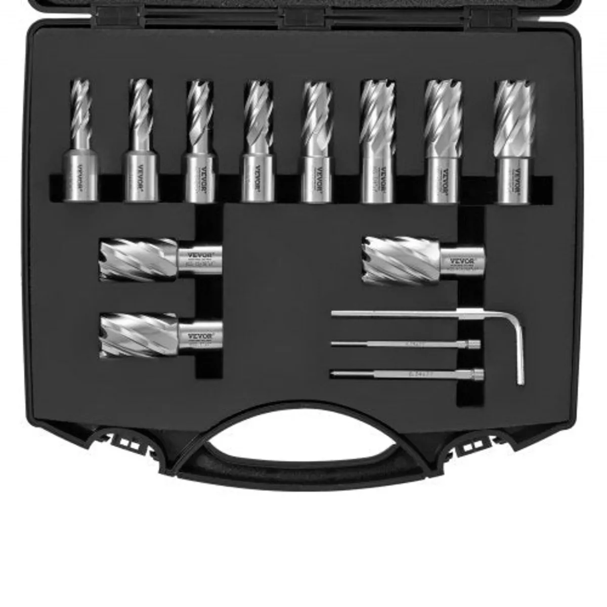 Annular Cutter Set, 13 pcs Weldon Shank Mag Drill