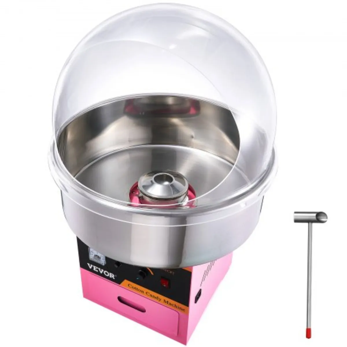 Commercial Cotton Candy Machine with Cover Sugar F