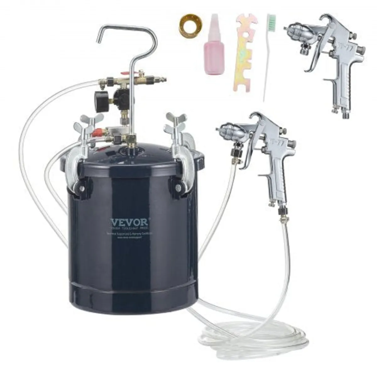 Spray Paint Pressure Pot Tank, 10L/2.5gal Air Pain