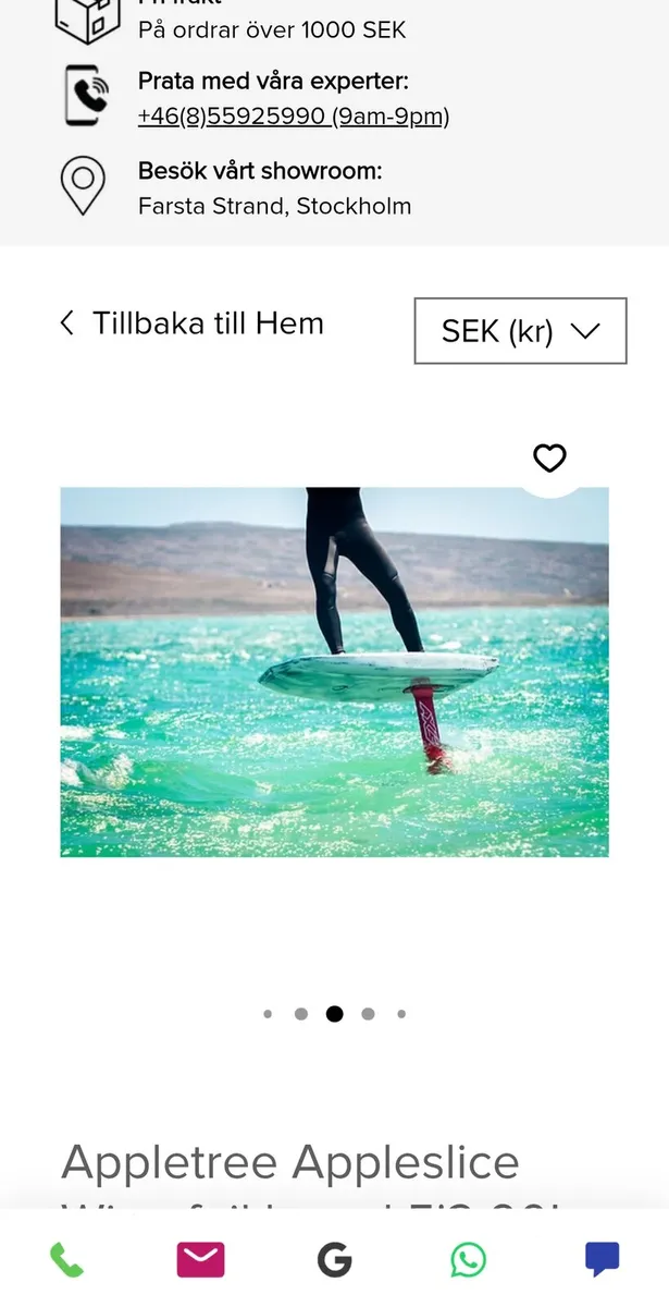 APPLETREE WINDFOIL BOARD.Full carbon 110L.As New . - Image 1