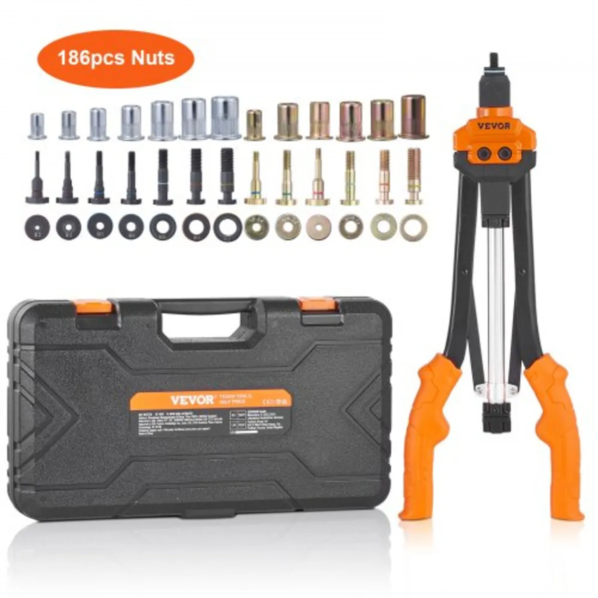 Rivet Nut Tool, 16â€ Rivnut Tool Kit with 13PCS M
