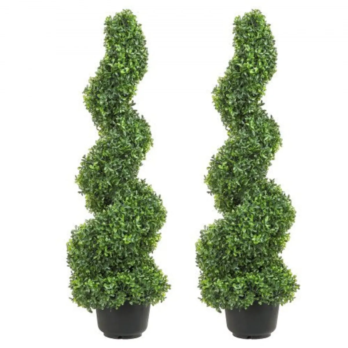 Artificial Topiaries Boxwood Trees, 3ft Tall (2 Pi