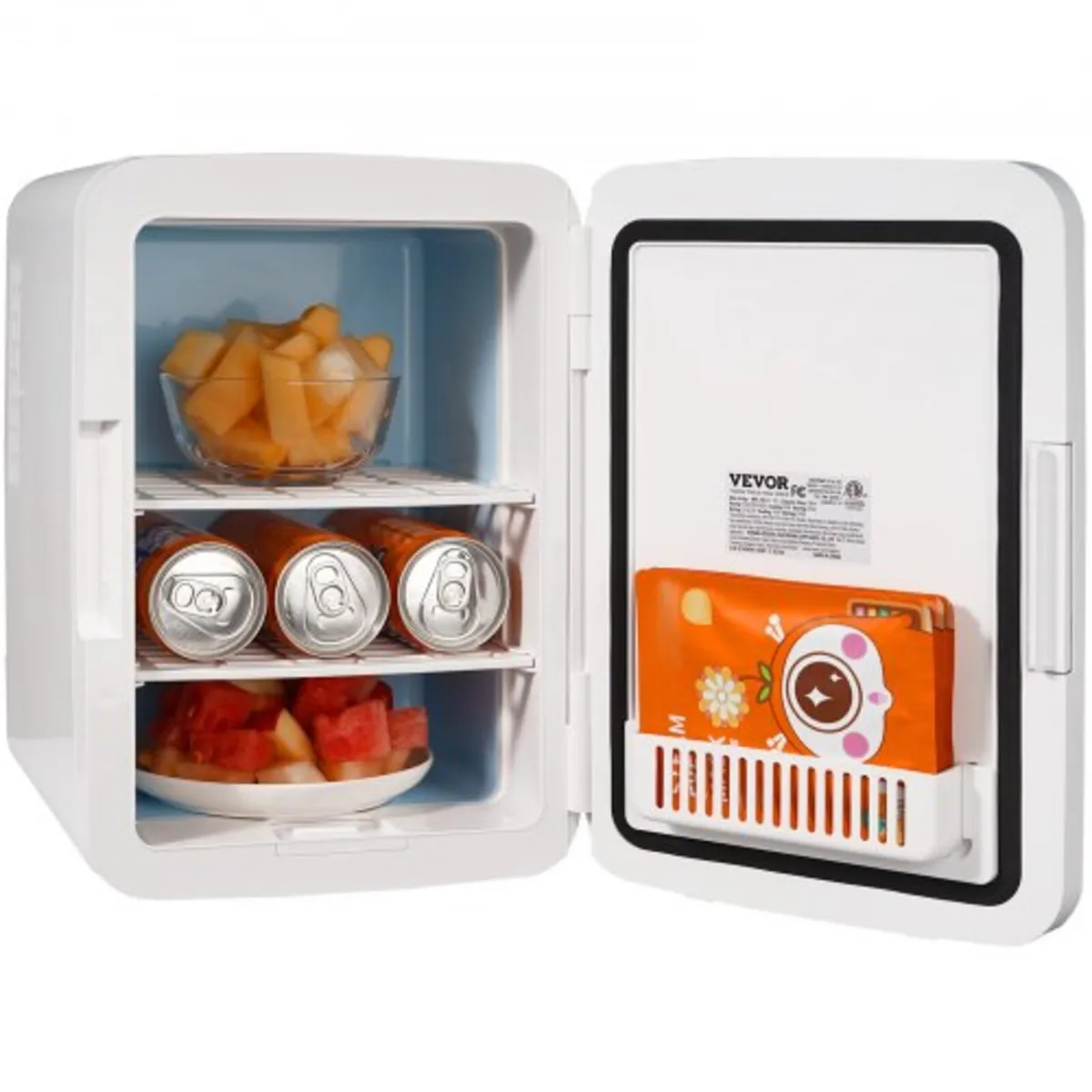 Mini Fridge, 10L/12 Cans Compact Personal Fridge,