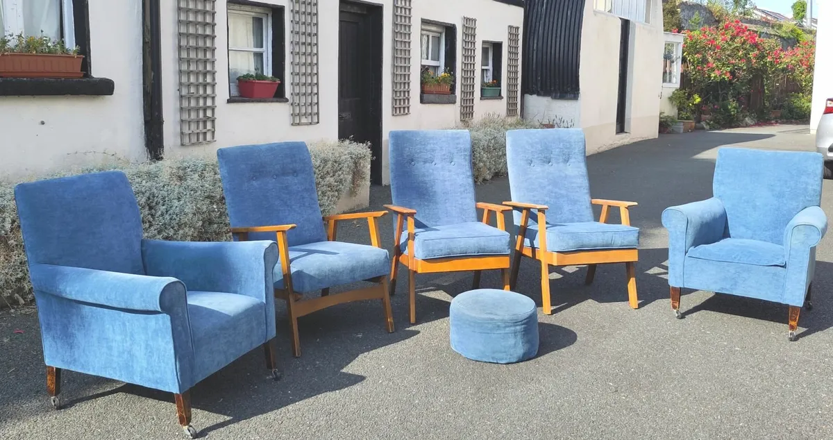 Blue Armchairs - Image 1