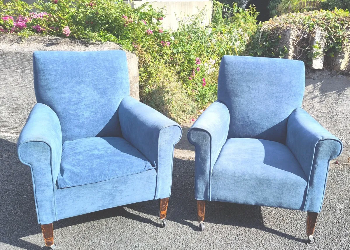 Blue Armchairs - Image 2