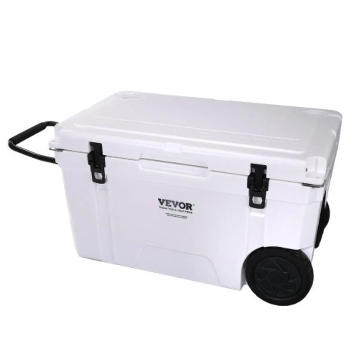 Insulated Portable Cooler with Wheels, 65 qt, Hold