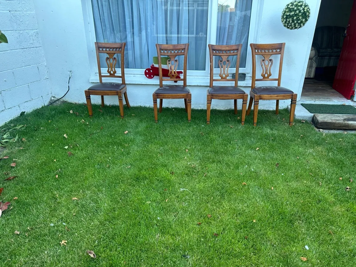 Table & 4 Chairs - Image 1