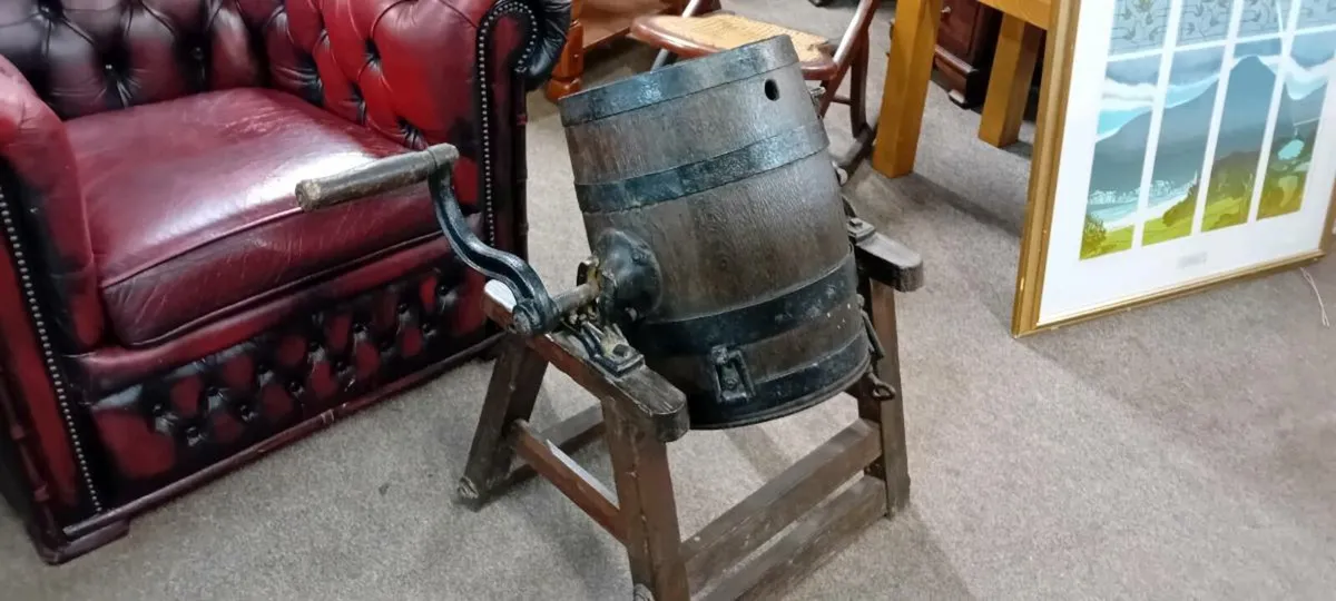 Antique Original Butter Churn - Image 1