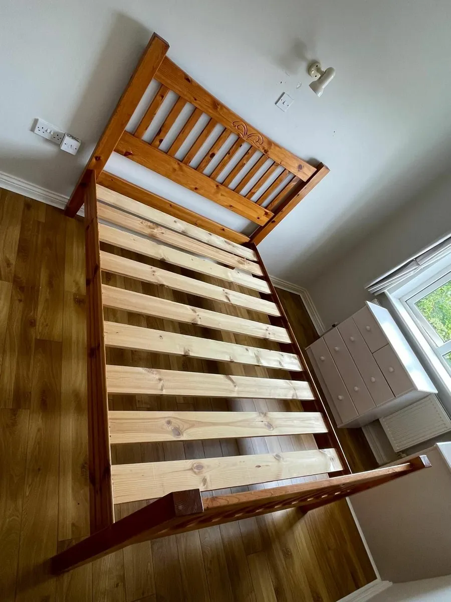 Solid Pine (Double Bed) Frame - Image 2