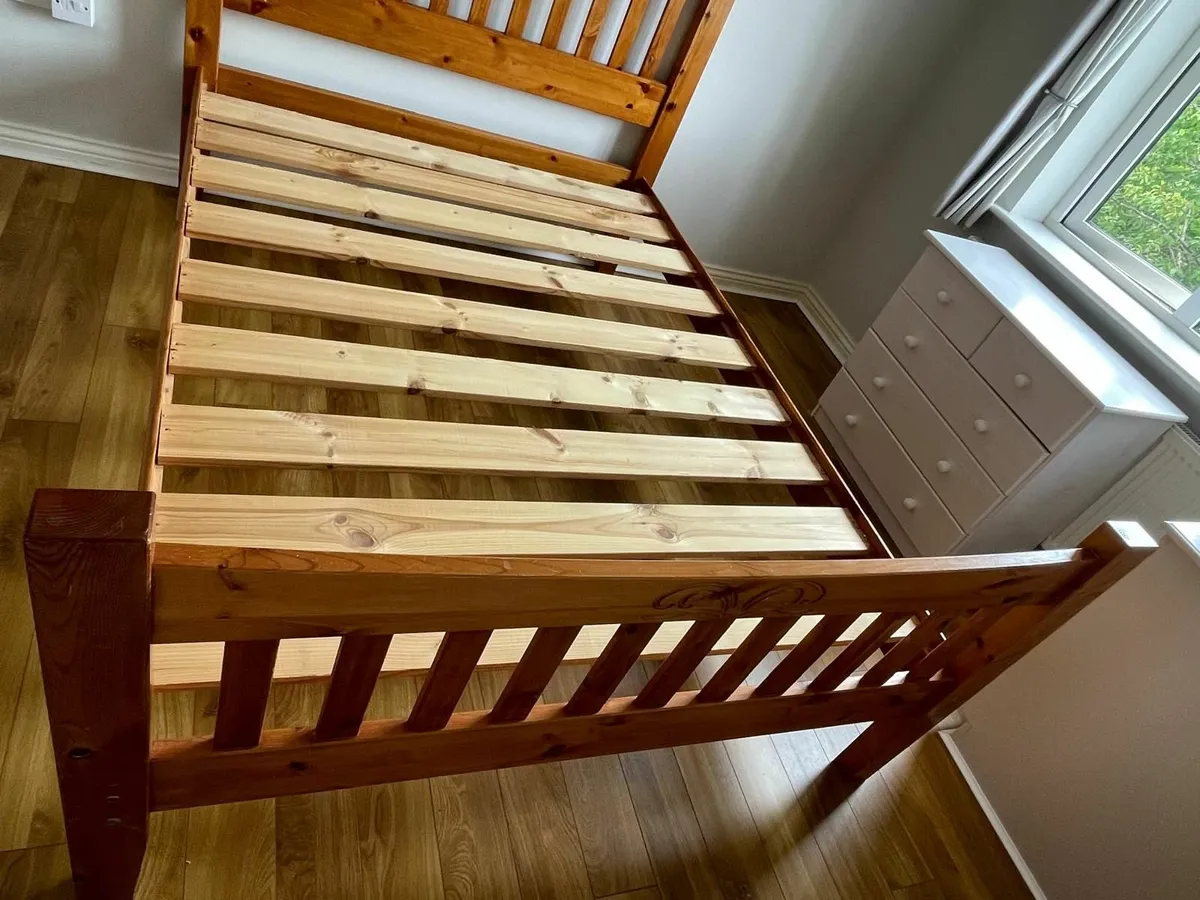 Solid Pine (Double Bed) Frame - Image 3