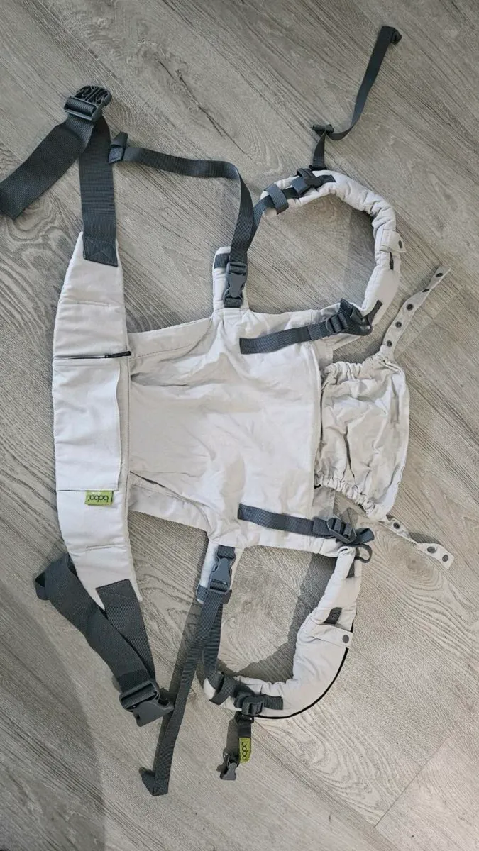 Baby carrier Boba X organic cotton, colour stone - Image 3