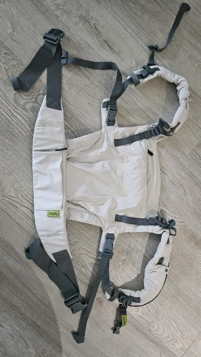 Baby carrier Boba X organic cotton, colour stone - Image 4
