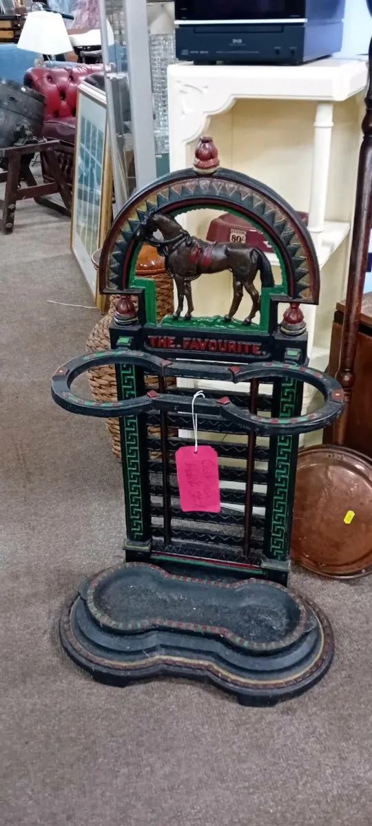 Large Decorative Cast Iton Stick Stand