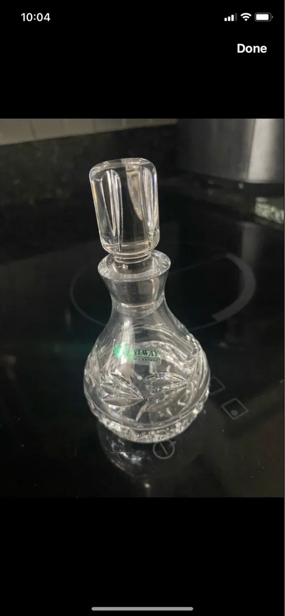 Galway Crystal Perfume Bottle - Image 1