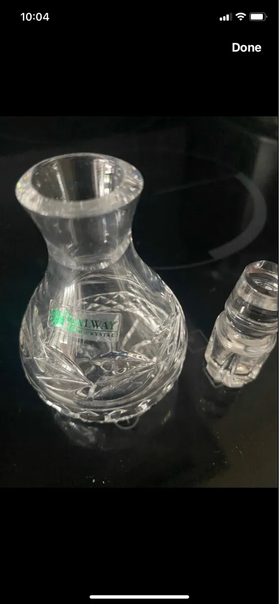 Galway Crystal Perfume Bottle - Image 3
