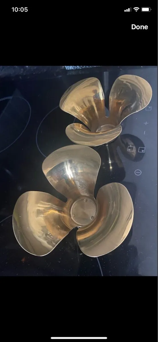 Brass Candle Holder Set - Image 2