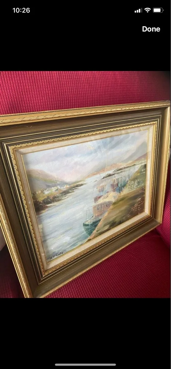 Derryinver Pier- Original Roger Mc.Carthy - Image 1