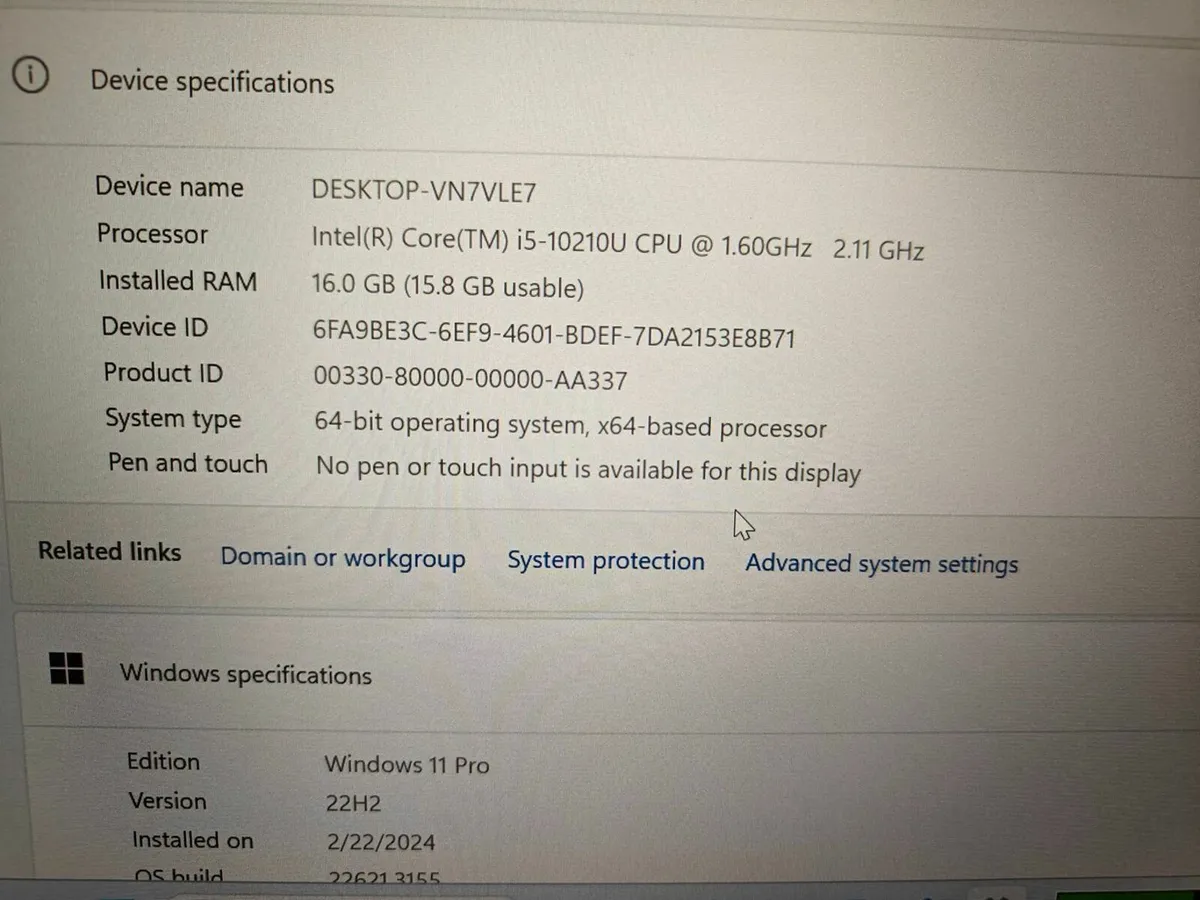 HP Elitebook 830 G7 | i5 | 16GB | 256GB | 13.3" FH - Image 4