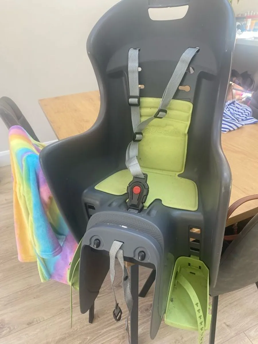 Child Bike Seat & Rain Cover - Image 1
