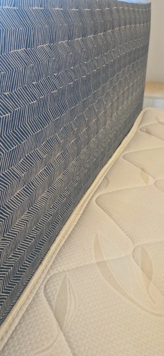 Bed frame 4, 6", respa matress and bed side table - Image 3