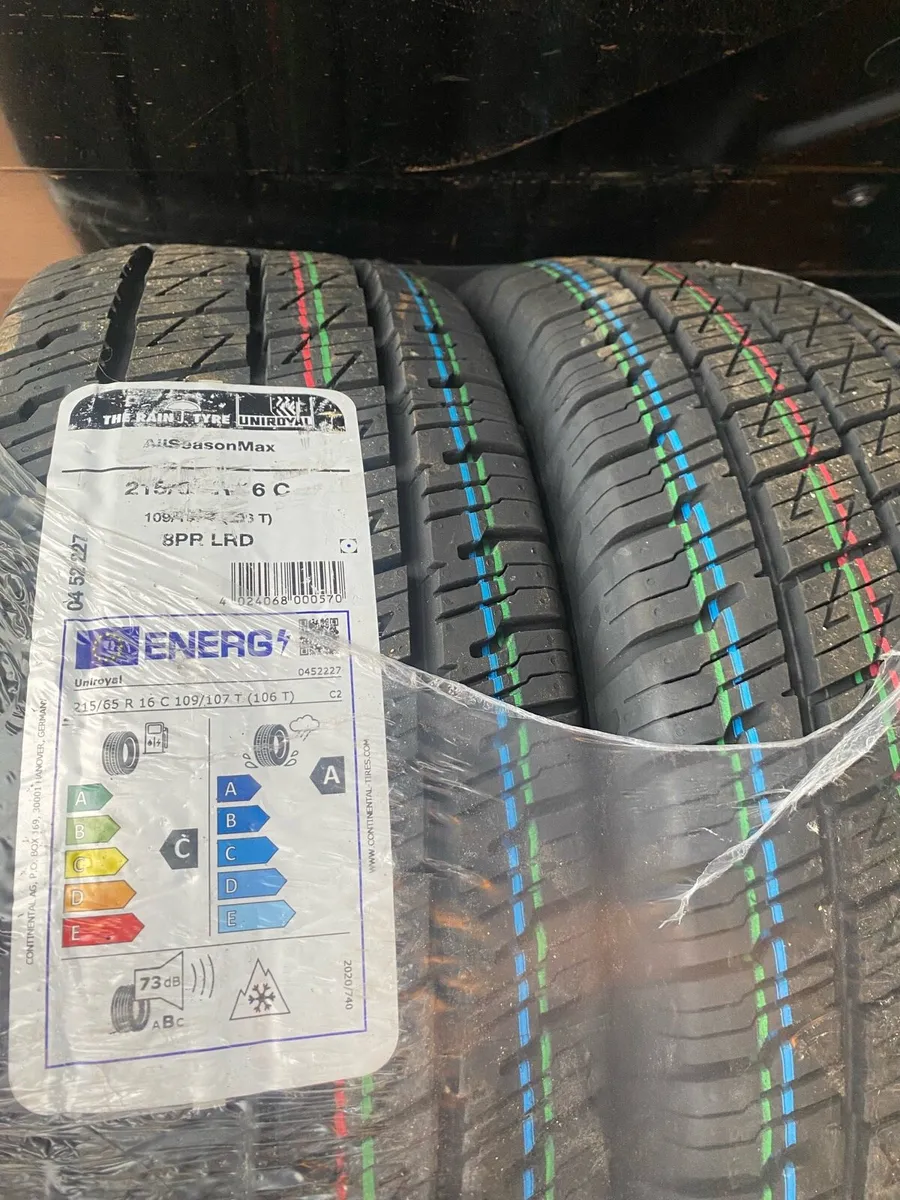 215/65 r16 Uniroyal commercial Tyres x2 - Image 1