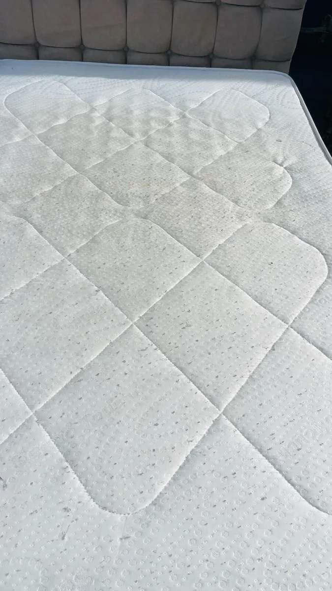 Small double bed with mattress - Image 4