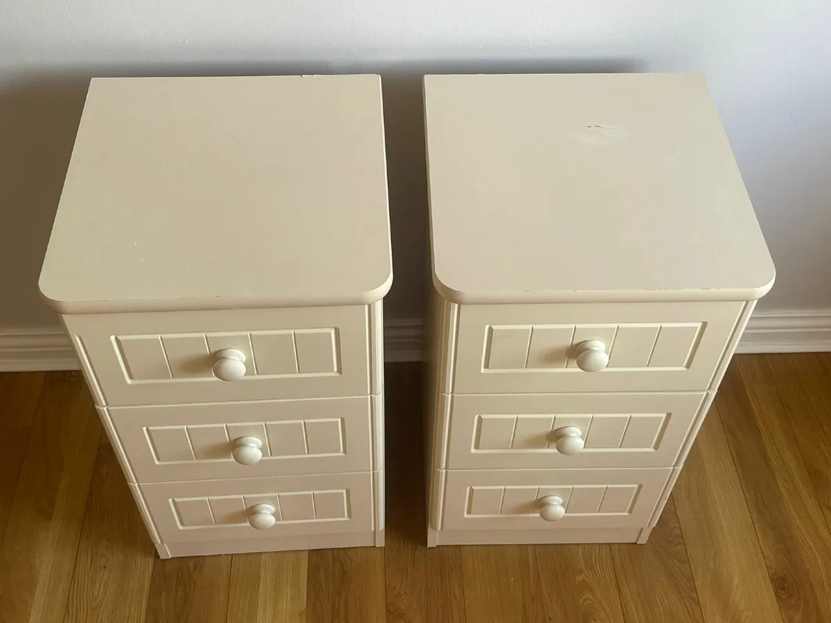 Bedside Lockers (Cream) - Image 3