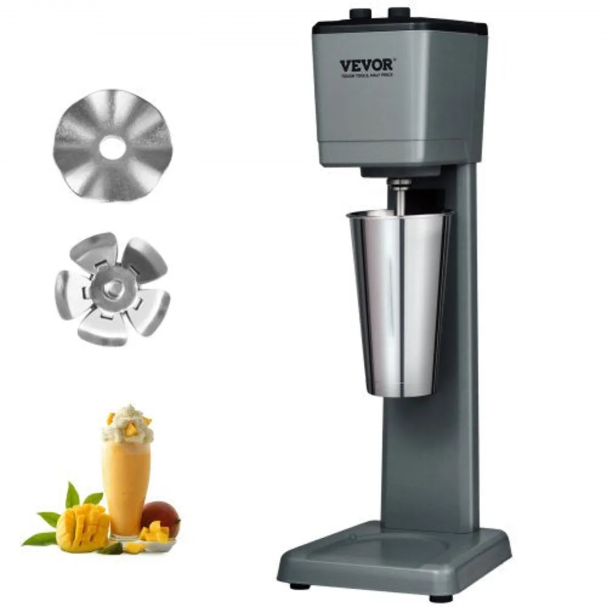 Milkshake Maker Mixer Machine 375W Stainless Steel
