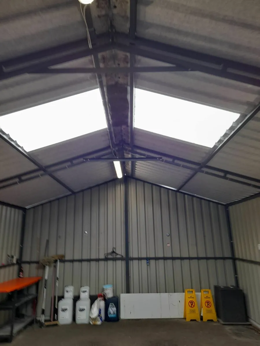 Steel shed Louisburgh - Image 4