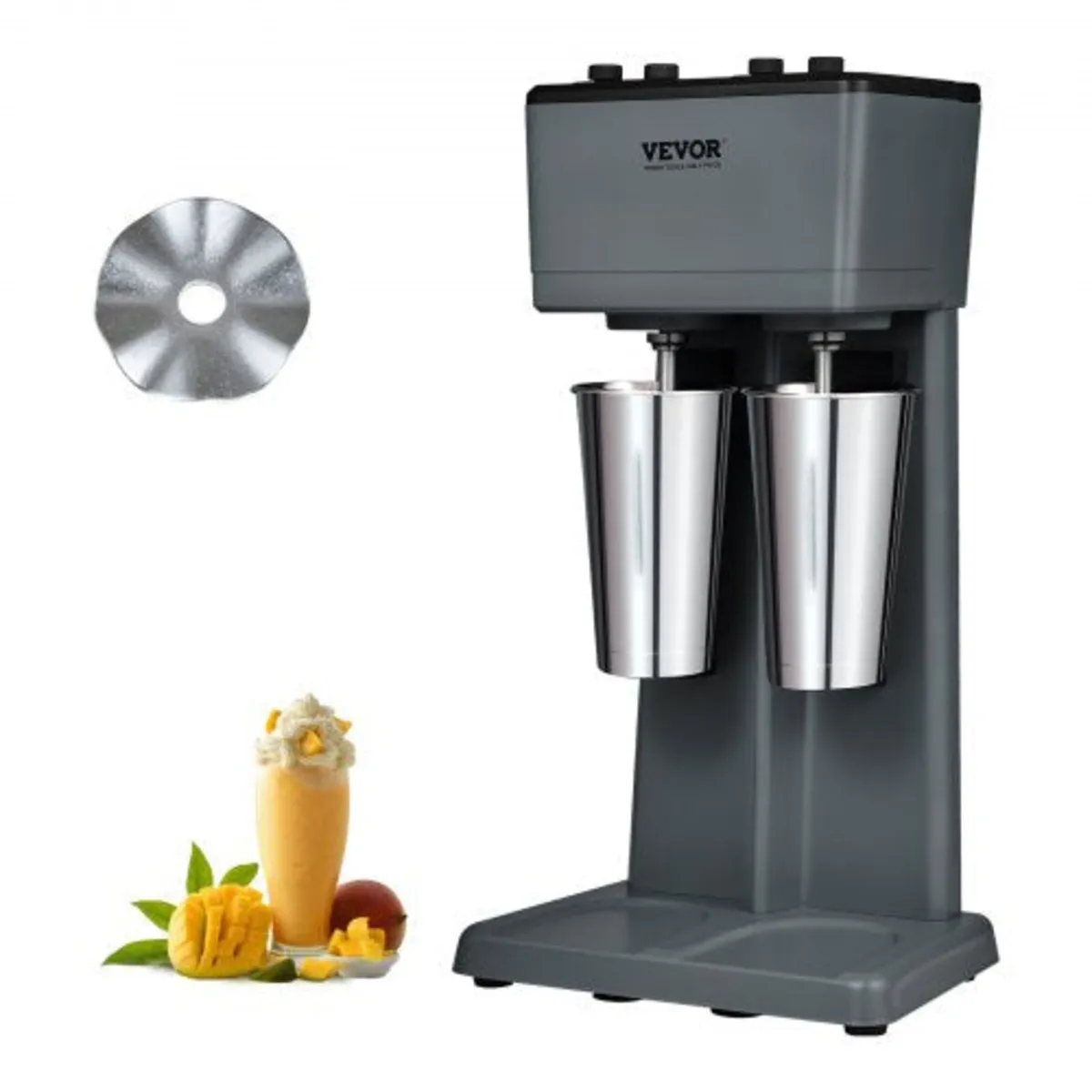 Milkshake Maker Mixer Machine Double Head Stainles
