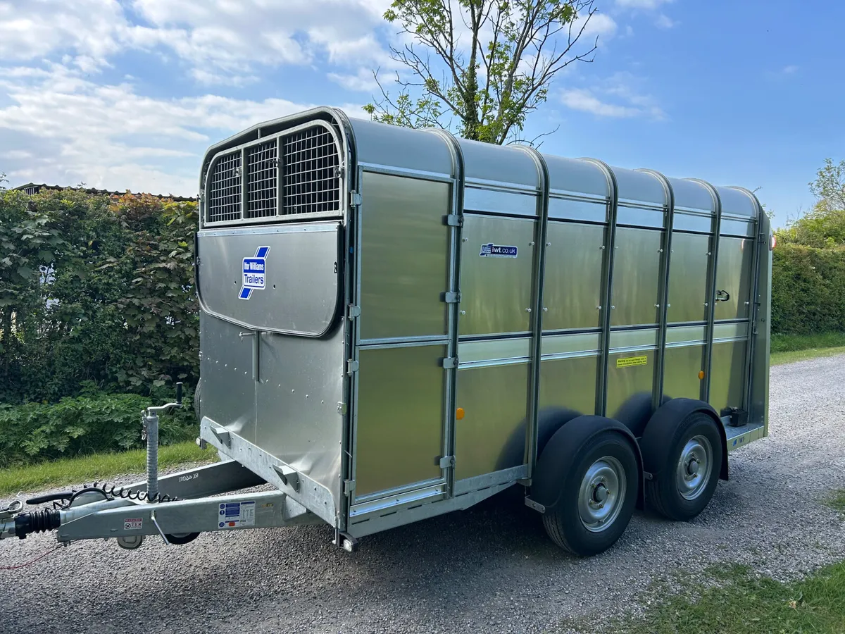 New Ifor Williams 12ft TA510 Livestock Trailer - Image 1