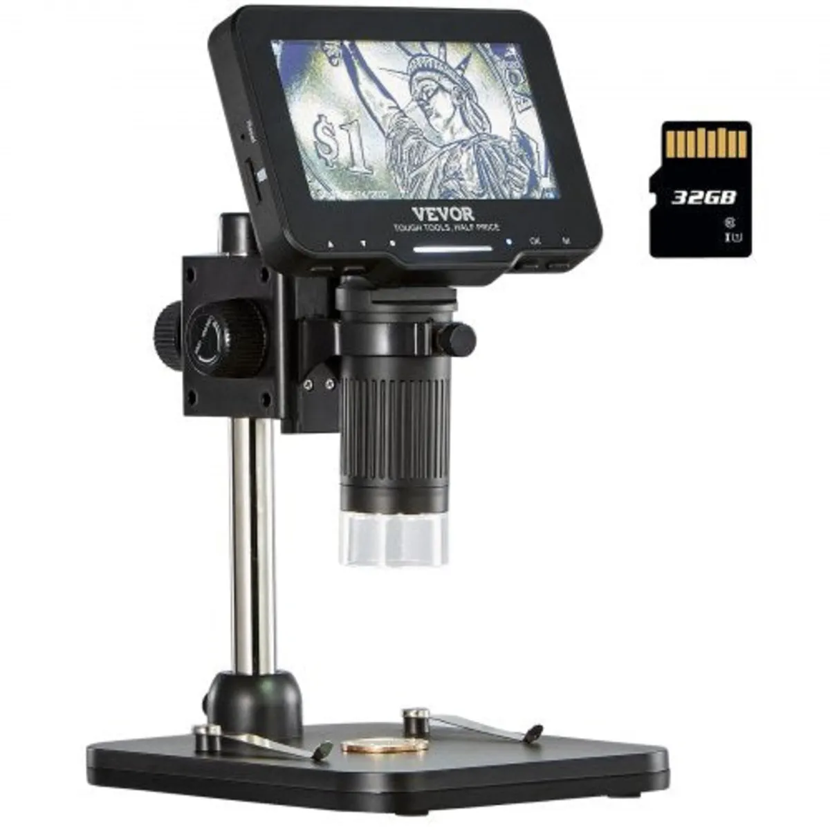Digital Microscope, 4.3â€ IPS Screen, 50X-1000X M