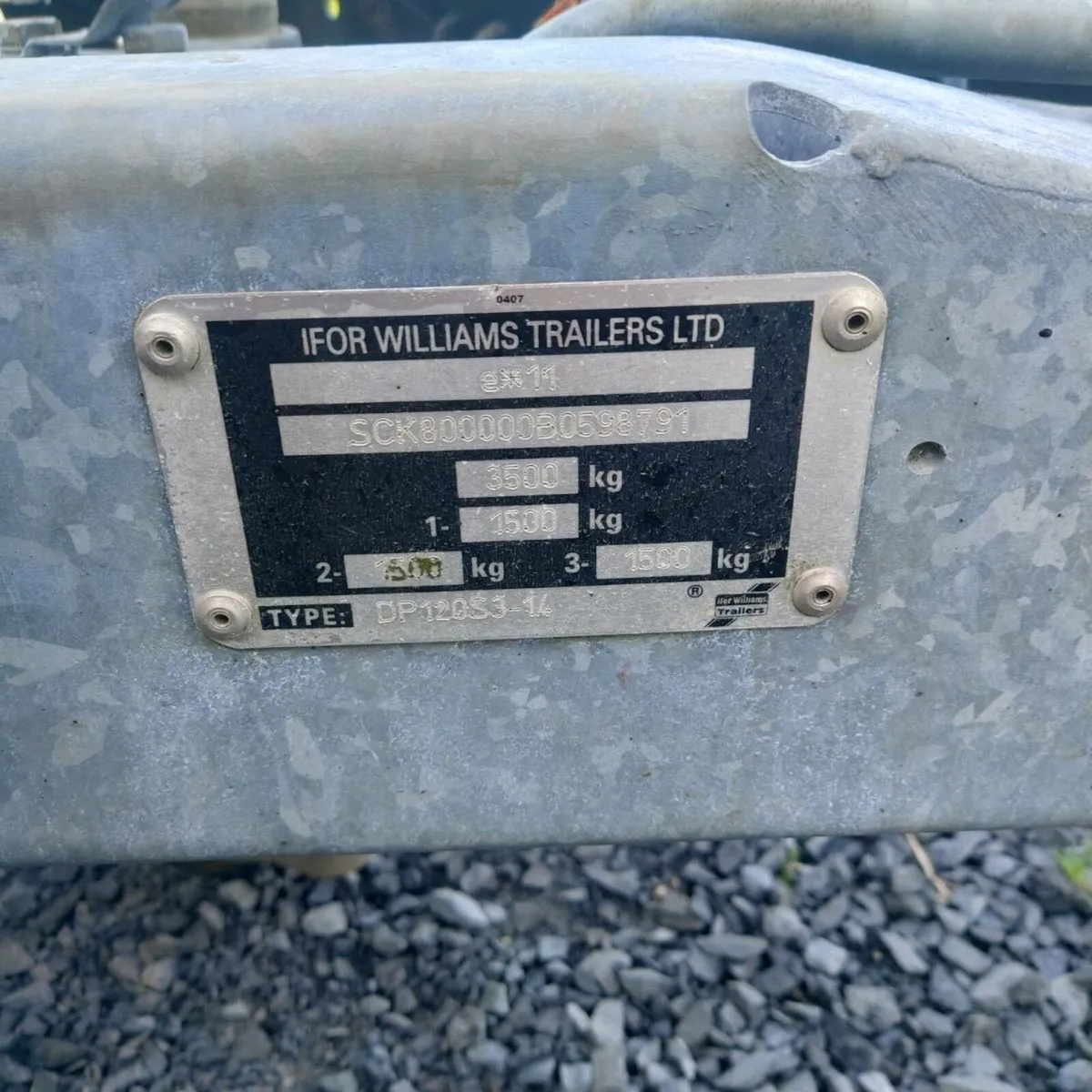 14ft x 6ft 6in, ivor willams trailer - Image 4