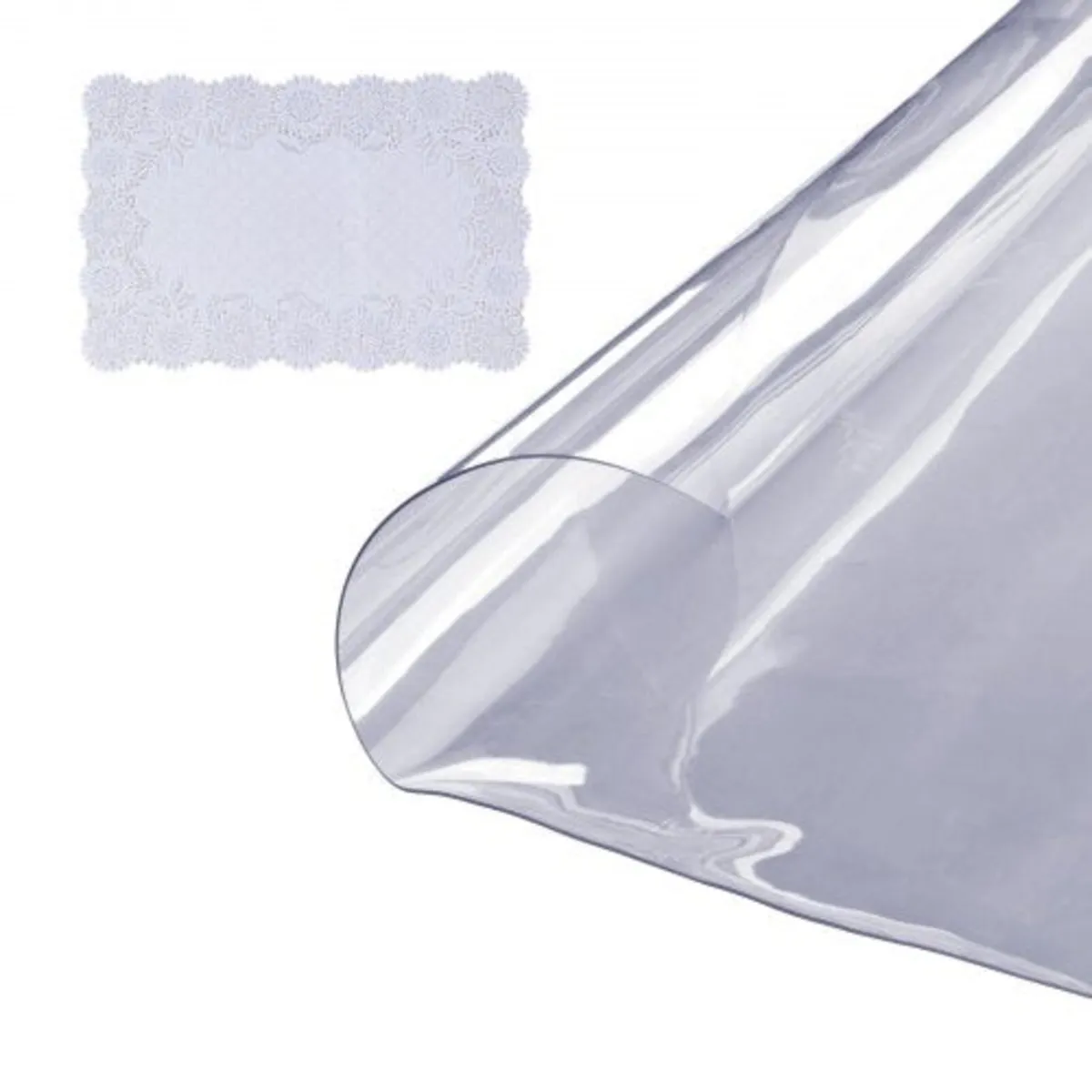 Clear Table Cover Protector, 48 inch/1230 mm Round