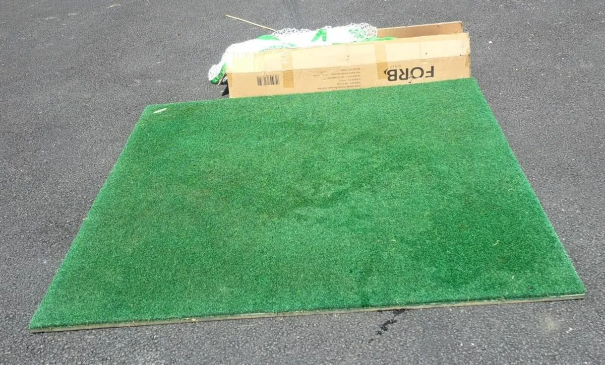 FORB Driving Range Golf Practice Mat and Net