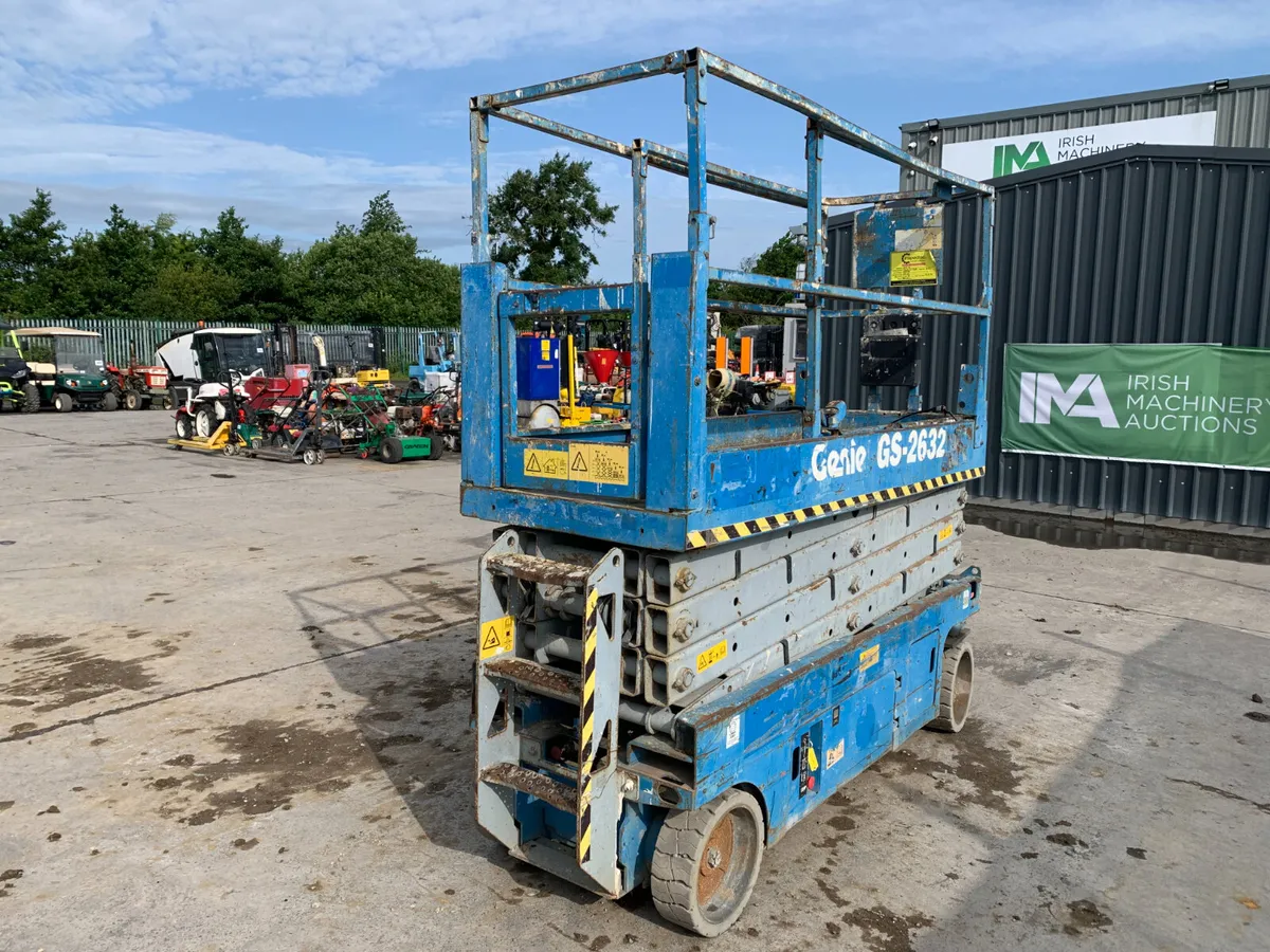 2007 GENIE GS-2632 SCISSORS LIFT FOR AUCTION TOMOR - Image 4